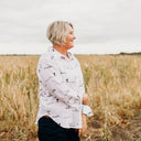 White Rural Outback Linen Shirt - Outback Linen Co