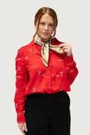 Wild Horses Silk Neck Scarf