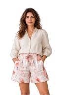 She's Arrived - The Wild Rose Linen Shorts